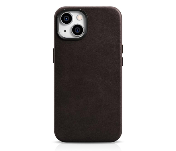 iCarer Premium Leather Case Oil Wax do iPhone 14 Plus (MagSafe) - 1201113 - zdjęcie